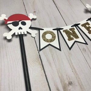 Pirate Theme Cake Topper / Pirate Theme Party Decorations / Pirate Cake Decorations / Ah Hoy Matey Theme Party Decorations / Pirate Birthday