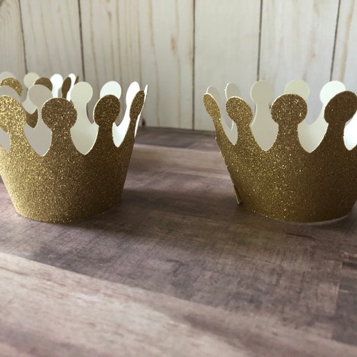 Princess Cupcake Wrappers / Princess Crown Cupcake Wrapper / Etsy