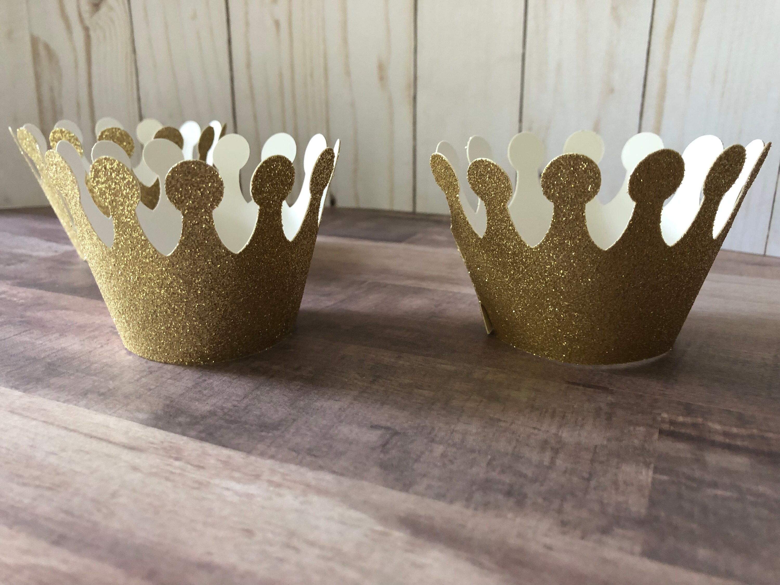 Princess Cupcake Wrappers Princess Crown Cupcake Wrapper Princess Theme Birthday Party Decorations Princess Theme Cupcake