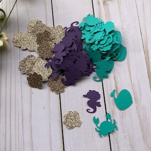 Mermaid Party Confetti: Under The Sea Decorations
