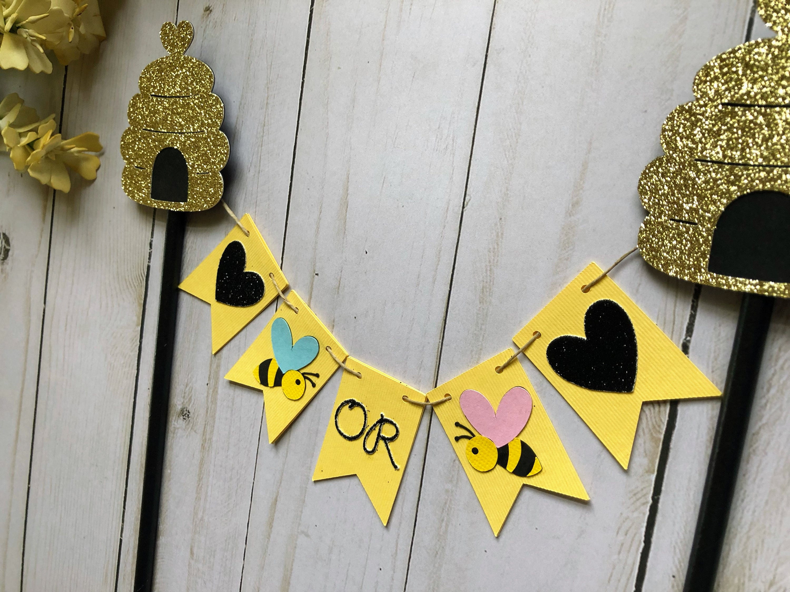 What Will It Bee Cake Topper Gender Reveal Cake Topper Etsy What Will It Bee Cake Topper Gender Reveal Cake Topper Etsy