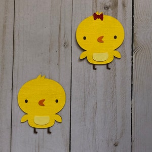 Baby Chick Die Cuts: Farm Theme Party Decorations