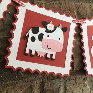 Farm themed I am 1 banner, Barn themed birthday, Farm themed highchair banner, Barn themed highchair banner, Farm themed first birthday image 7