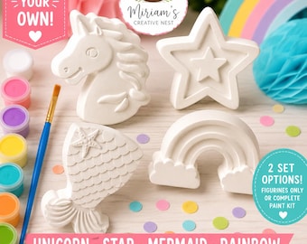 DIY Paint Kit Set | Unicorn Rainbow Mermaid Star Craft Activity