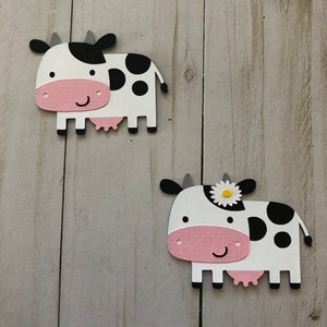 Cow Die Cuts / Farm Theme Party / Farm Theme Do It Yourself / Farm Theme Party Decorations / Cow Cutouts / Farm Animals Birthday Decorations
