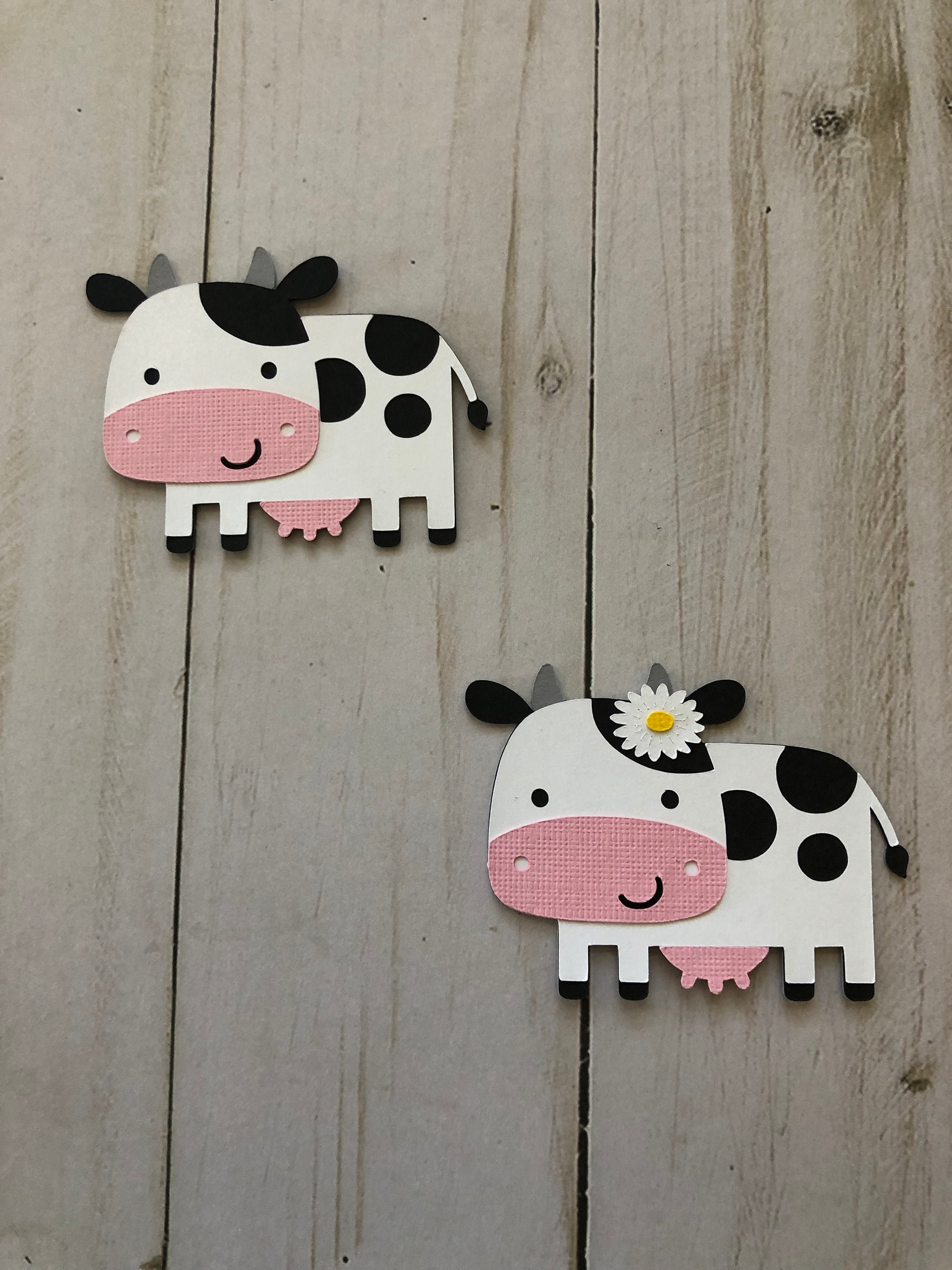 Cow Die Cuts / Farm Theme Party / Farm Theme Do It Yourself / Etsy