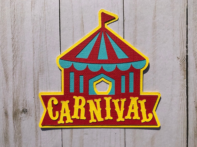 Carnival Theme Die Cuts / Carnival Theme Cutouts / Circus Theme Die Cuts / Circus Theme Cutouts / Circus Theme Baby Shower / Circus Theme Circus Tent