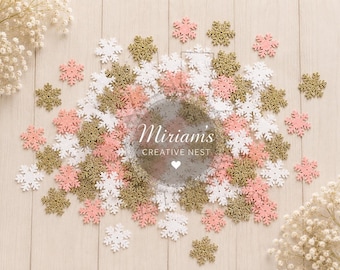 Winter ONEderland Snowflake Confetti,     Snowflake Table Decorations