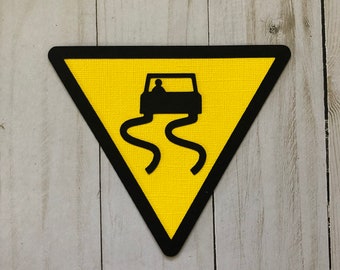 Construction Party Road Sign Die Cuts: DIY Party Decor