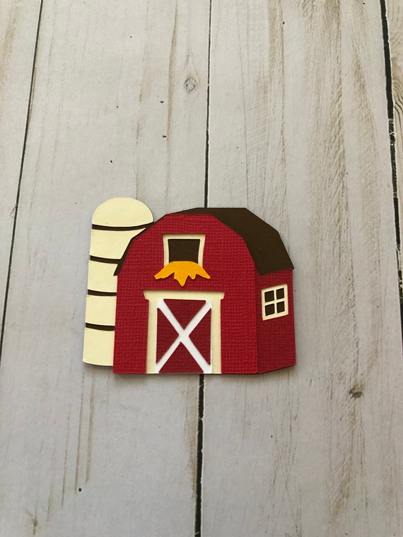 Barn Theme Die Cut Farm Theme Birthday Diy Farm Theme Etsy
