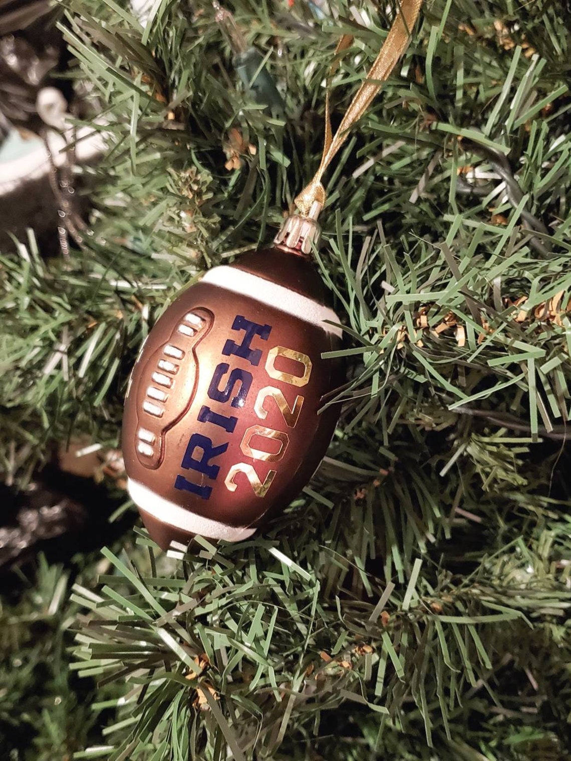 Notre Dame Christmas Ornament Play Like A Champion Today Etsy