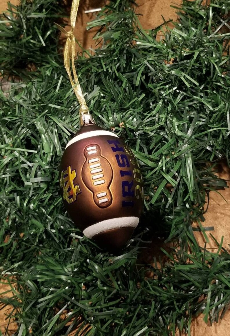 Notre Dame Christmas Ornament Play Like A Champion Today Etsy