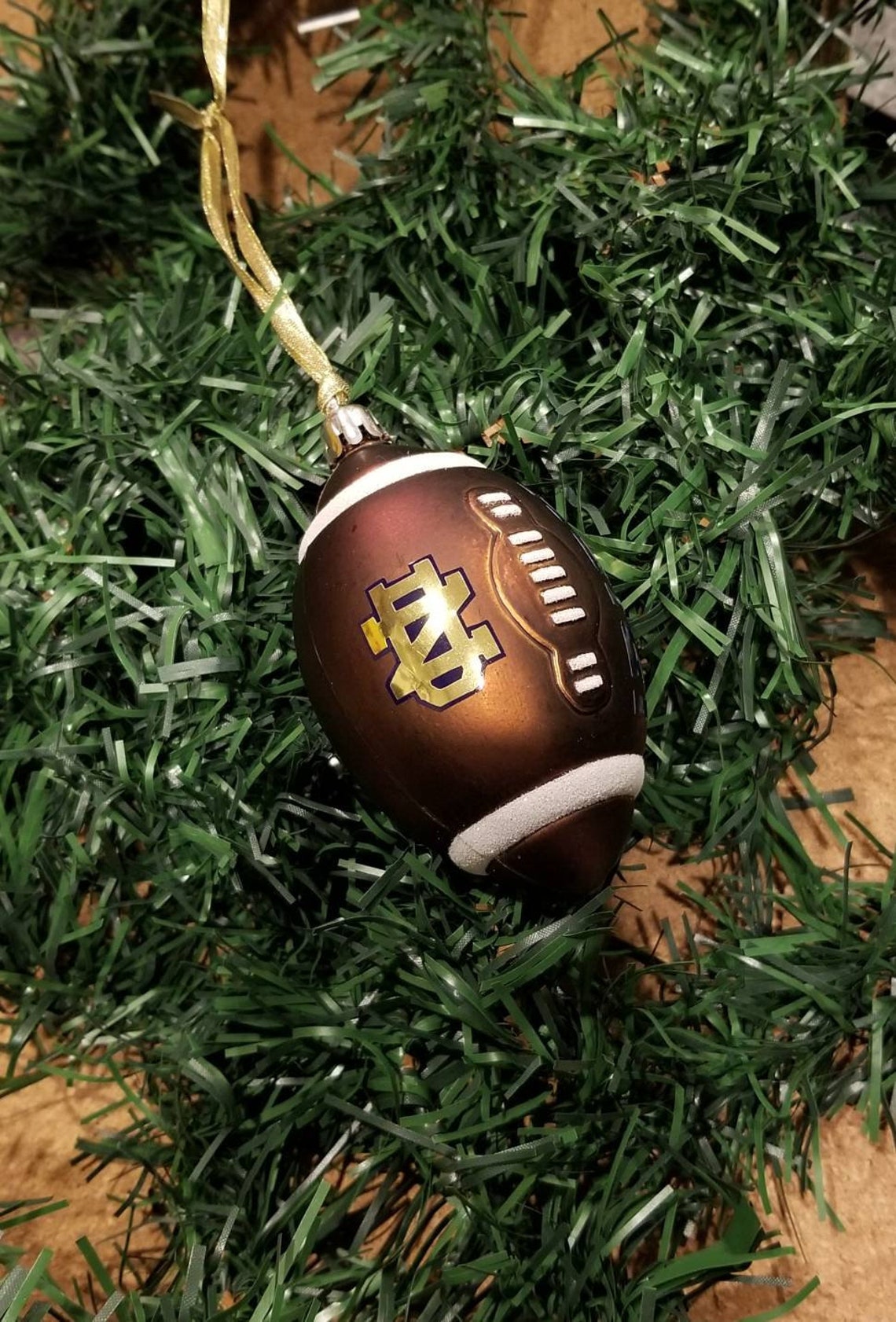 Notre Dame Christmas Ornament Play Like A Champion Today Etsy