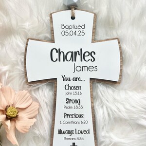 Personalized Baptism Cross - Religious Gift