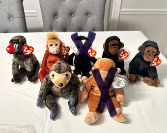 Vintage Ty Beanie Babies Monkey