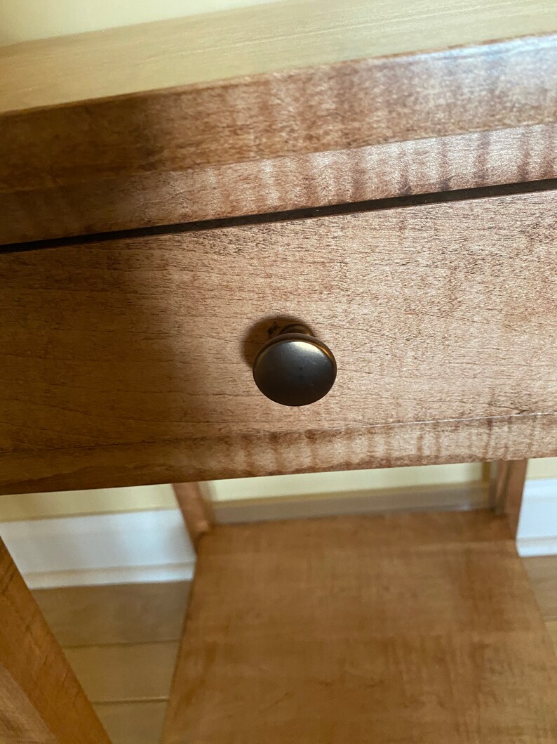 Curly/tiger Maple Nightstand Side Table End Table Etsy