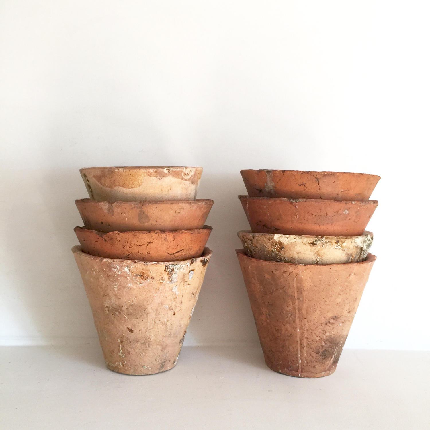 RESERVED for kimwinkler11 French Resin Pots Antique French Pots