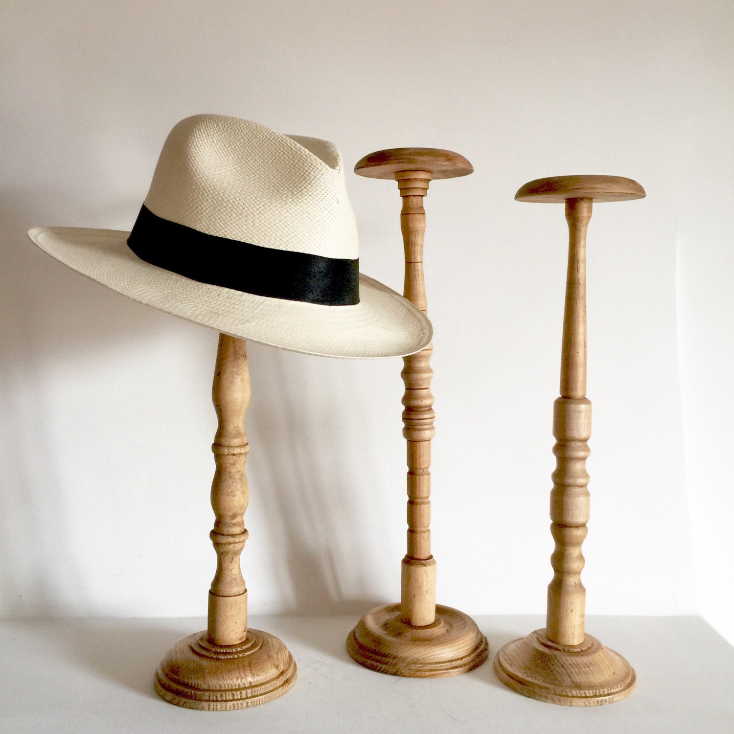 RESERVED FOR SUNETTE - French Antique Wood Hat Stand - Tall Hat stands ...