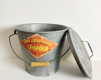 Vintage Zinc Bucket New Country Style-Vintage-Shabby-Gartendeko