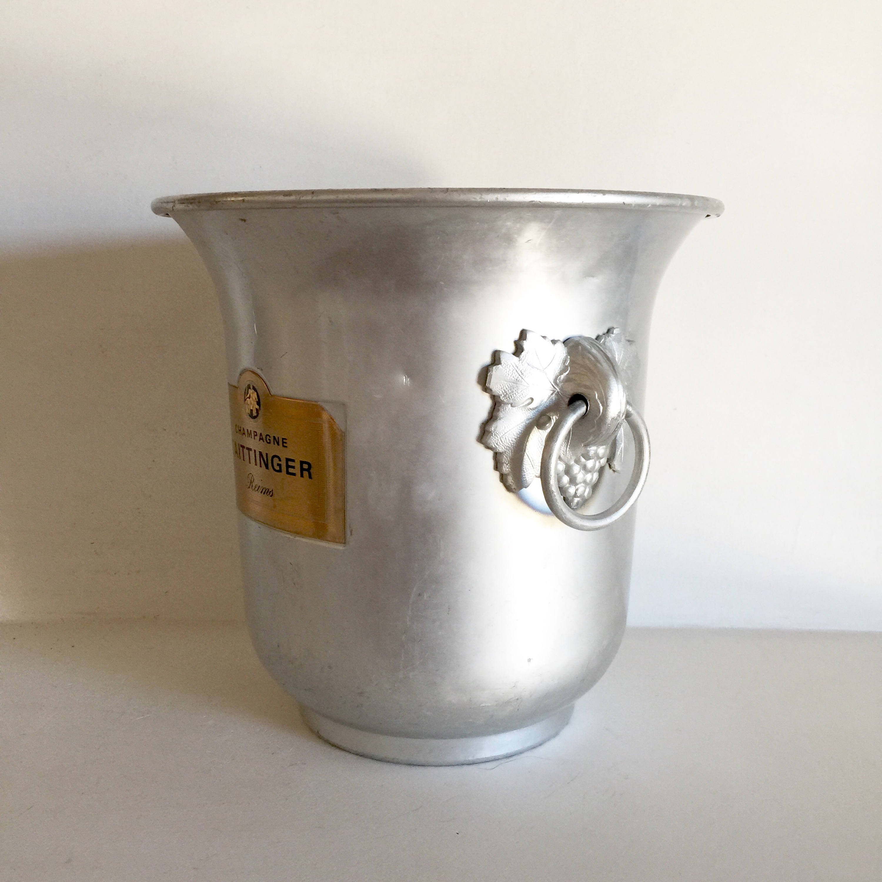 French Vintage Champagne Bucket Taittinger Champagne Bucket