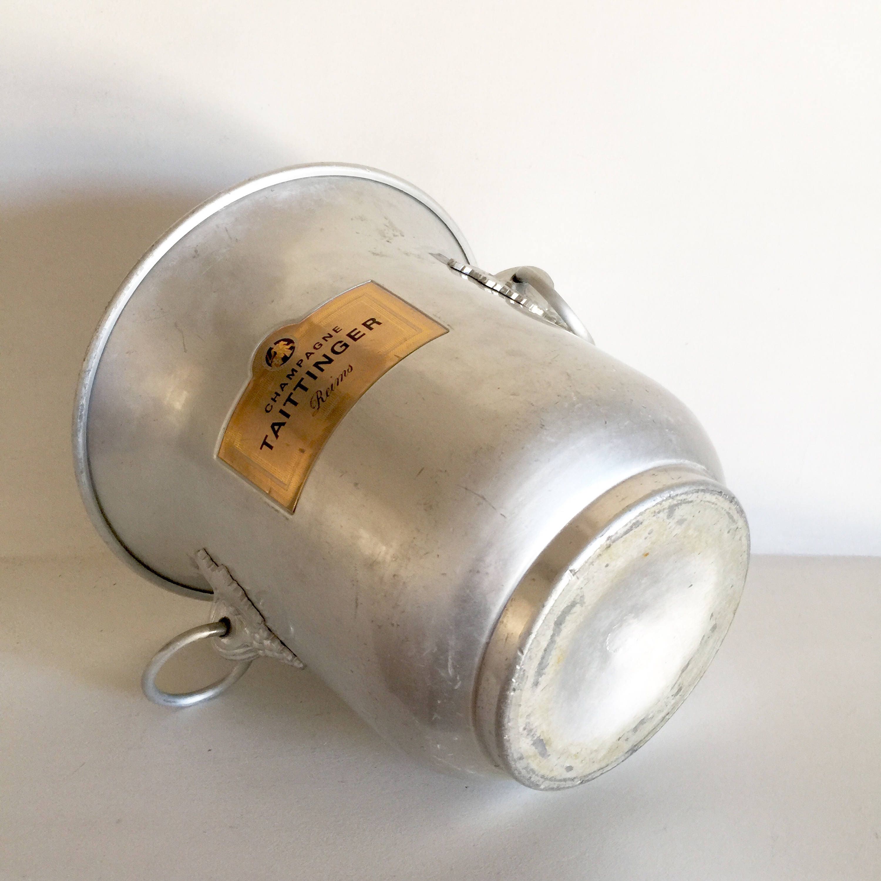French Vintage Champagne Bucket Taittinger Champagne Bucket