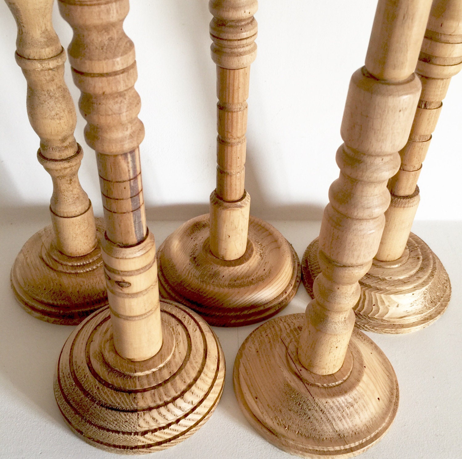 RESERVED FOR French Antique Wood Hat Stand Tall Hat stands