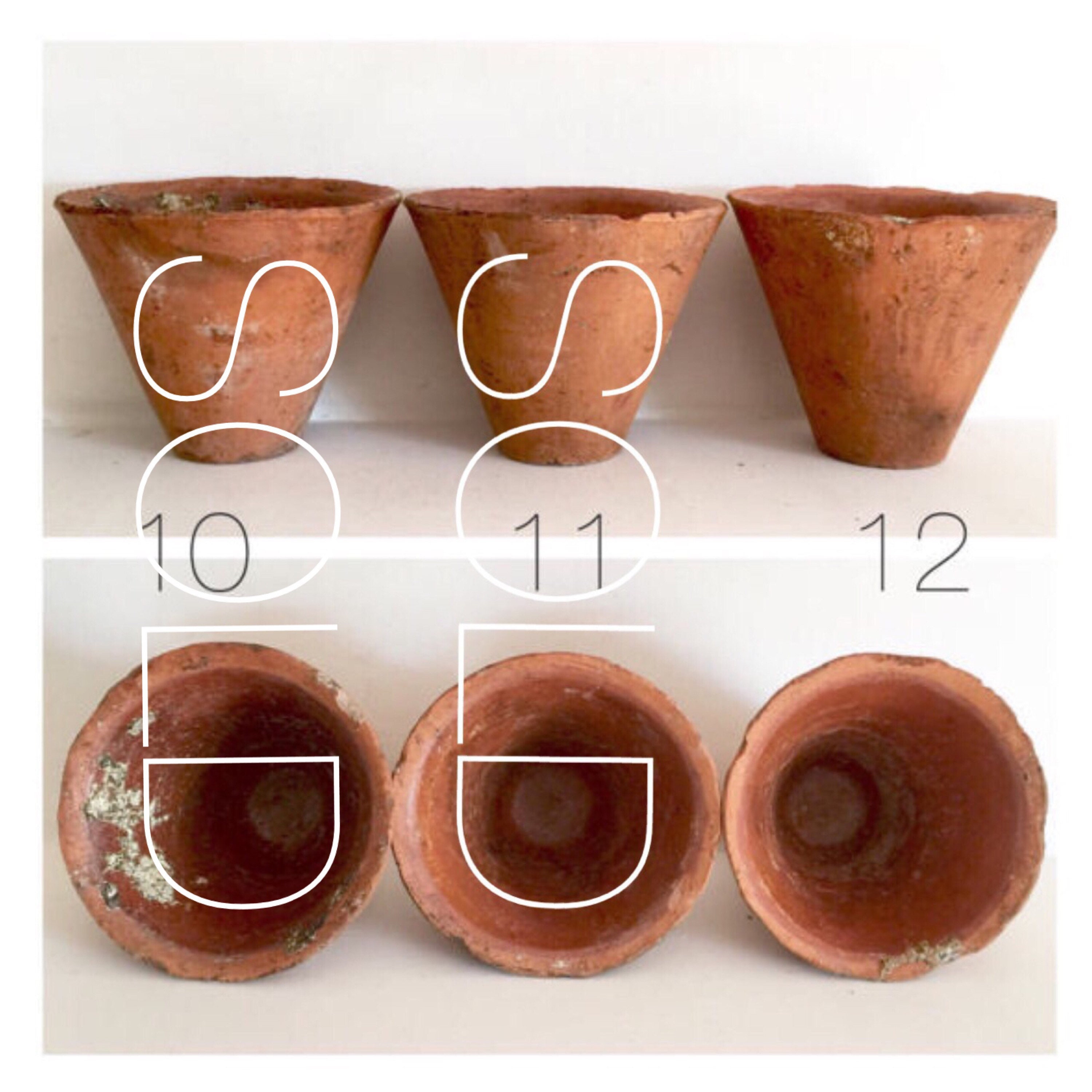 RESERVED for kimwinkler11 French Resin Pots Antique French Pots