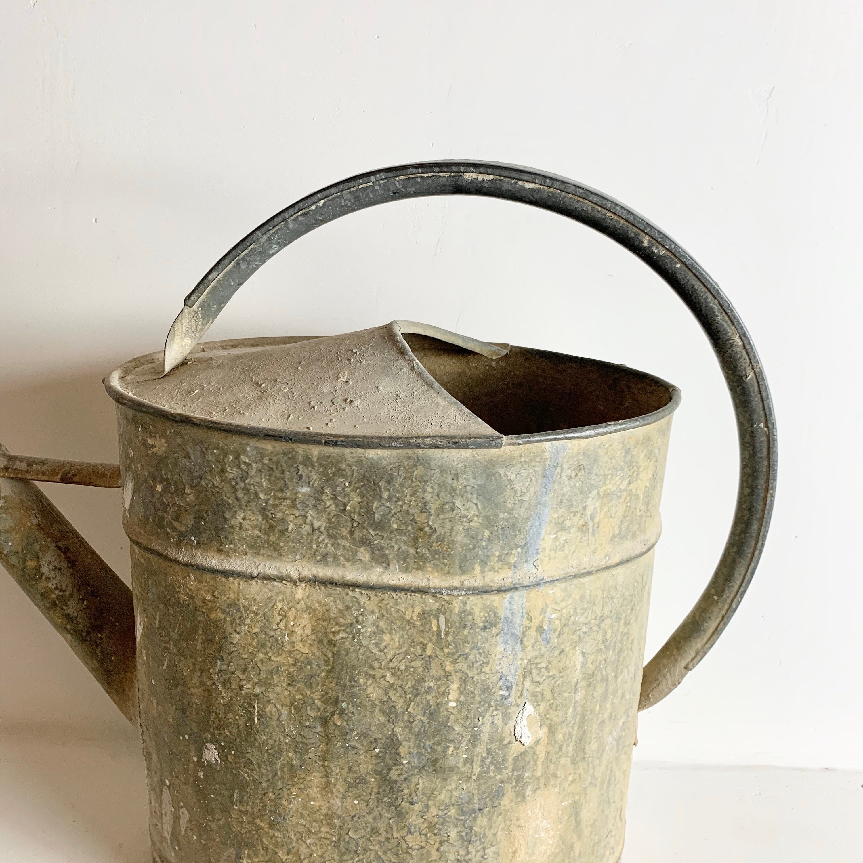 French Antique Zinc Watering Can Galvanized Watering Can French