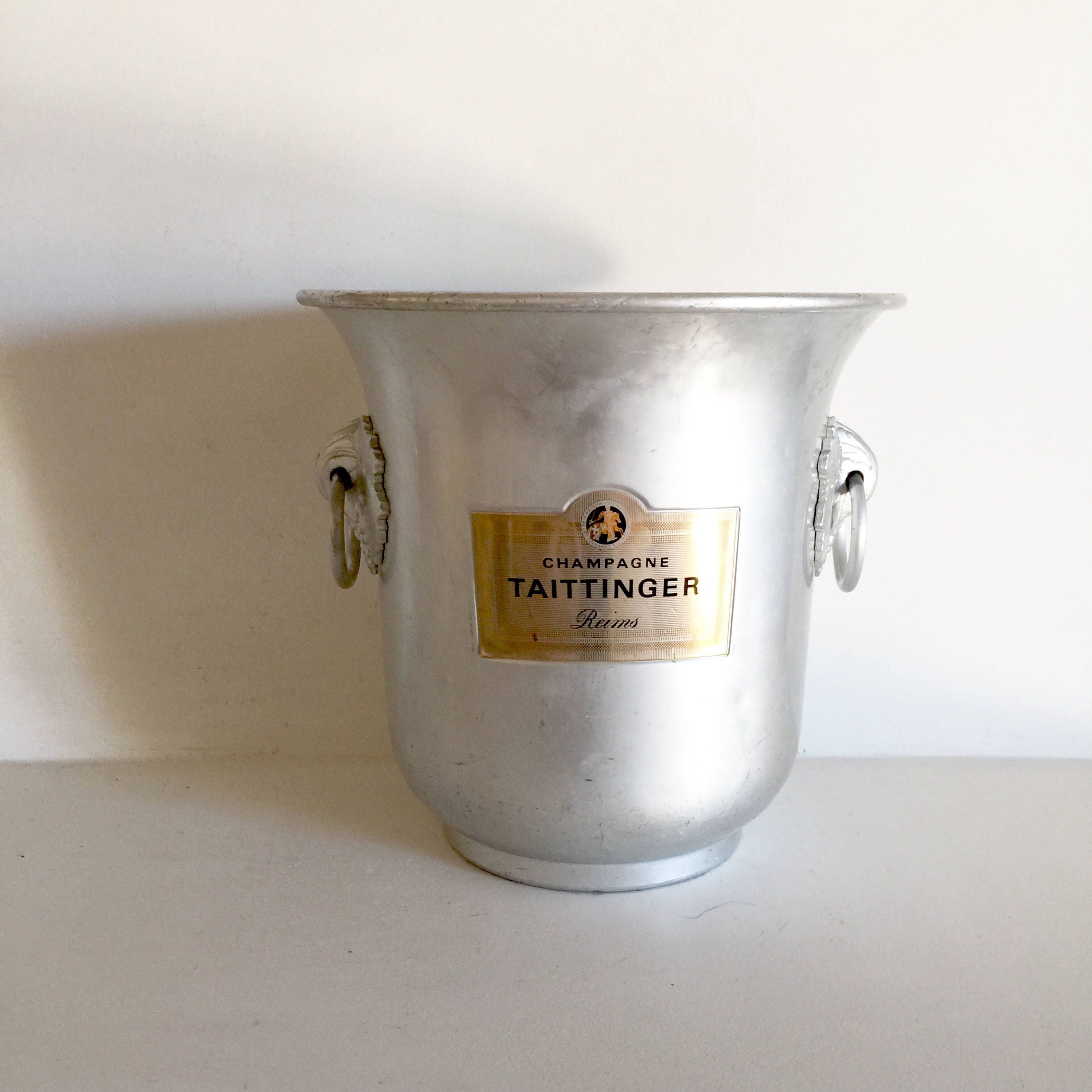 French Vintage Champagne Bucket Taittinger Champagne Bucket