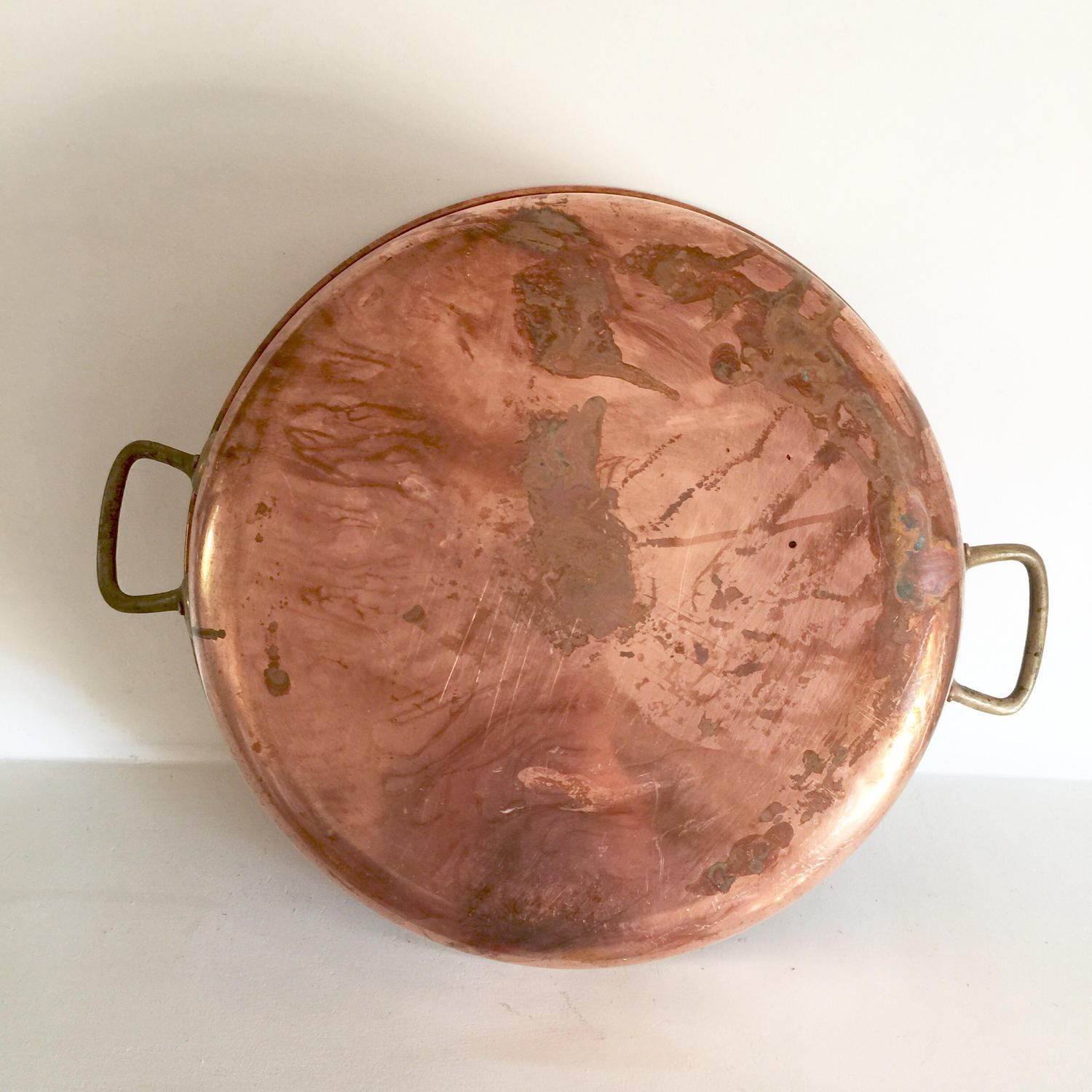 French Antique Copper Pot French Copper Preserves Pot Copper Jam