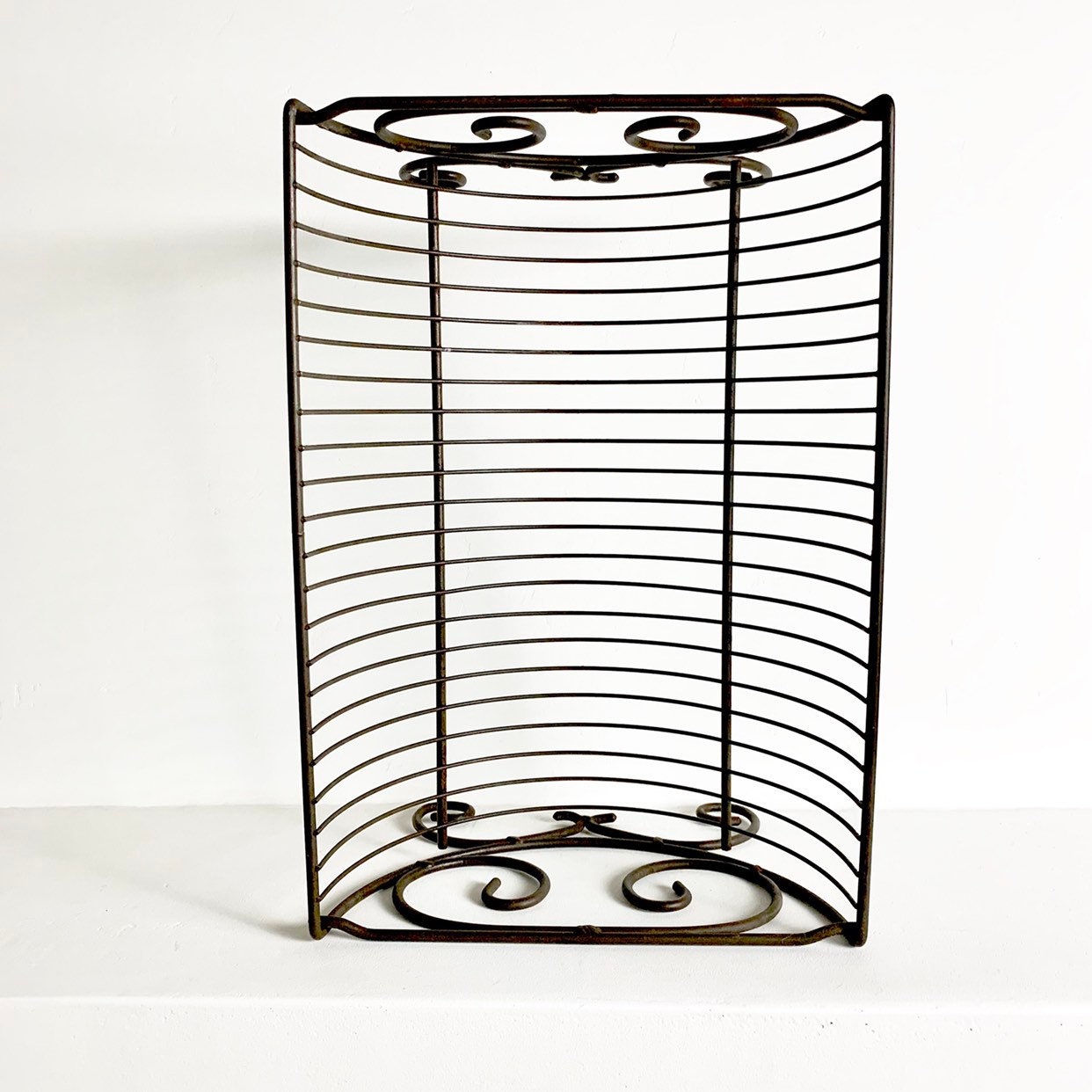 French Vintage Dish Rack Dish Strainer Dish Drying Rack Iron Wire