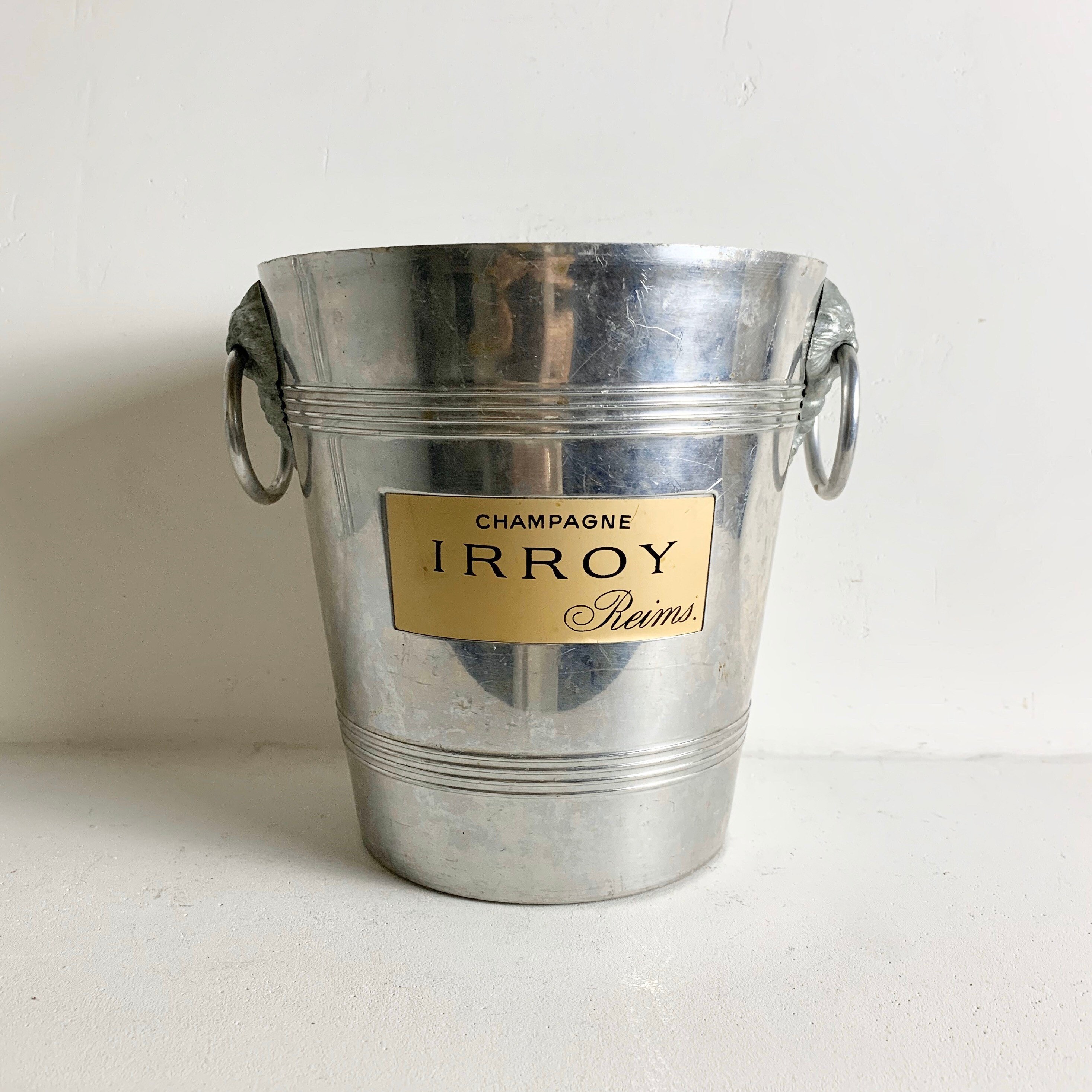 French Vintage Champagne Bucket Champagne Irroy Reims Bucket