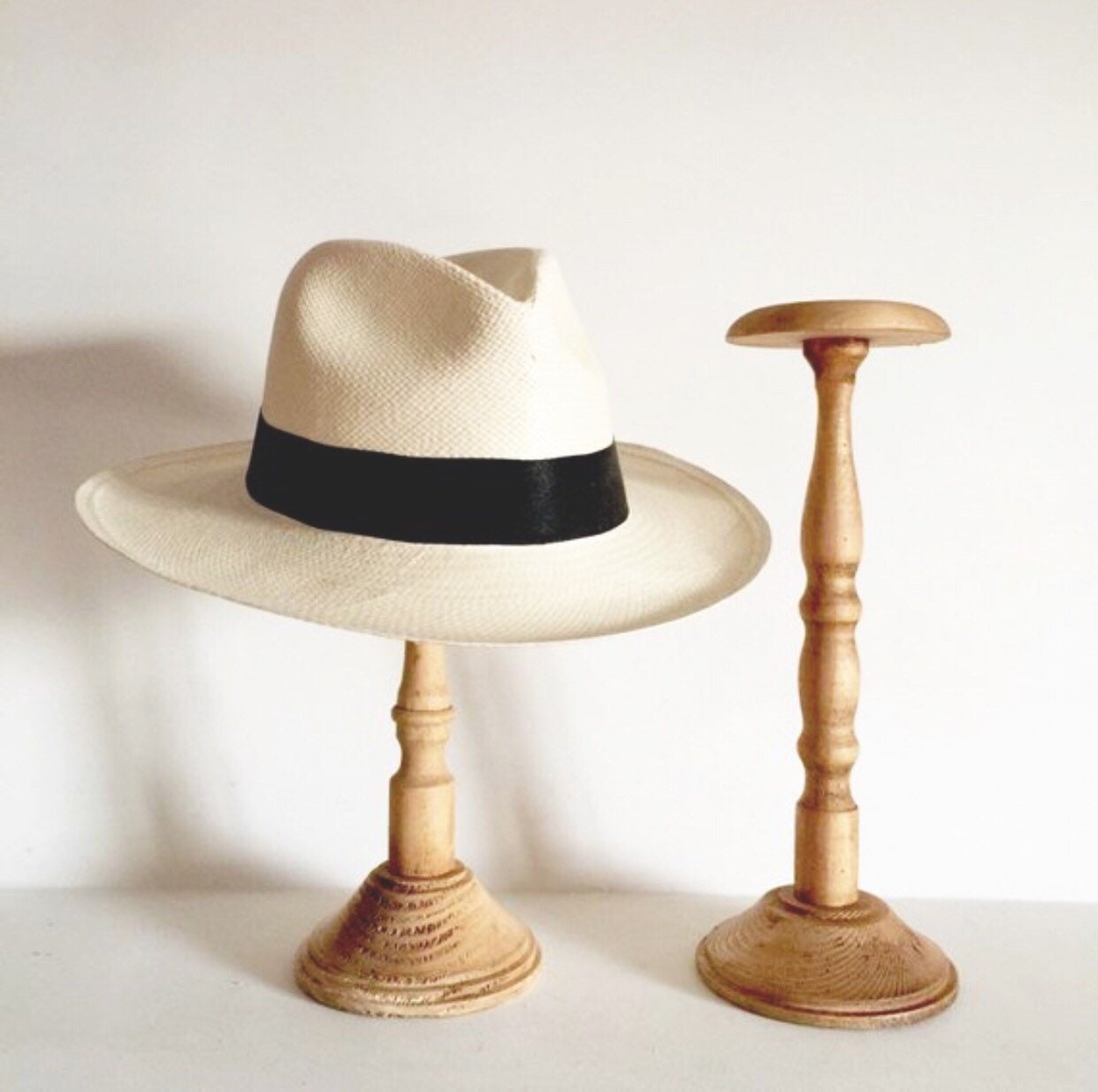 French Vintage Wood Hat Stand Millinery Stand Wig Stand Turned french-vintage-wood-hat-stand-millinery-stand-wig-stand-turned