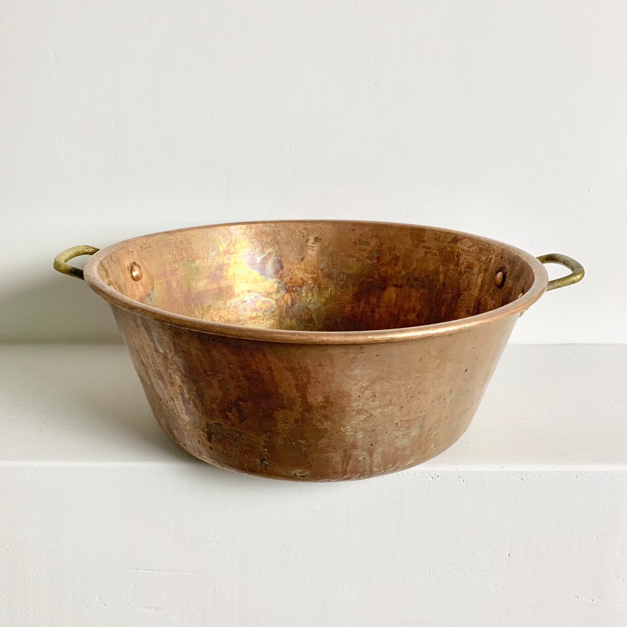 French Antique Copper Pot French Copper Preserves Pot Copper Jam