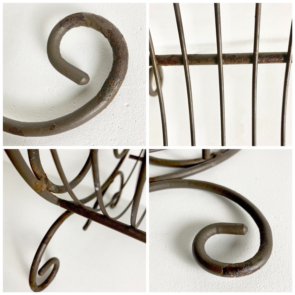 French Vintage Dish Rack - Dish Strainer - Dish Drying Rack - Iron Wire ...