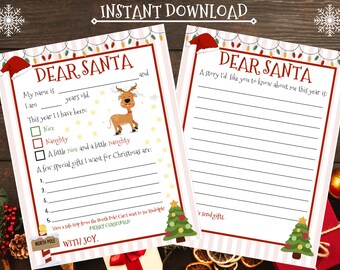 LETTER TO SANTA | Christmas Activity | Fun and Games for the Holidays | Kid's Note to Santa