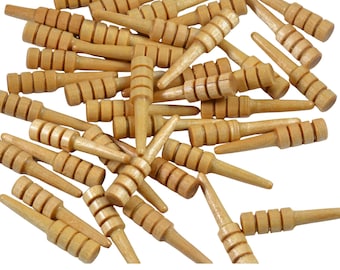 Wooden Cribbage Pegs - Made in USA - Clear Coated