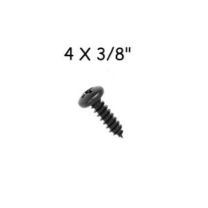 May include: Four black screws, each 3/8 inches long.