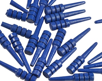 Wooden Cribbage Pegs - Made in USA - Blue