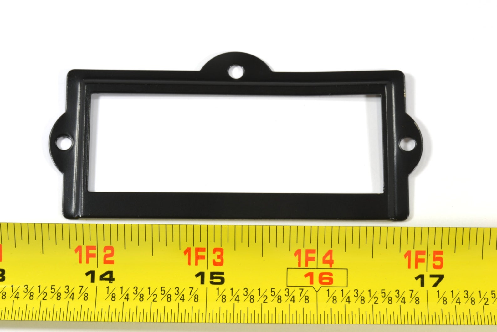 Order 4 to 12 Black Metal Label Holders 31/2 W X Etsy