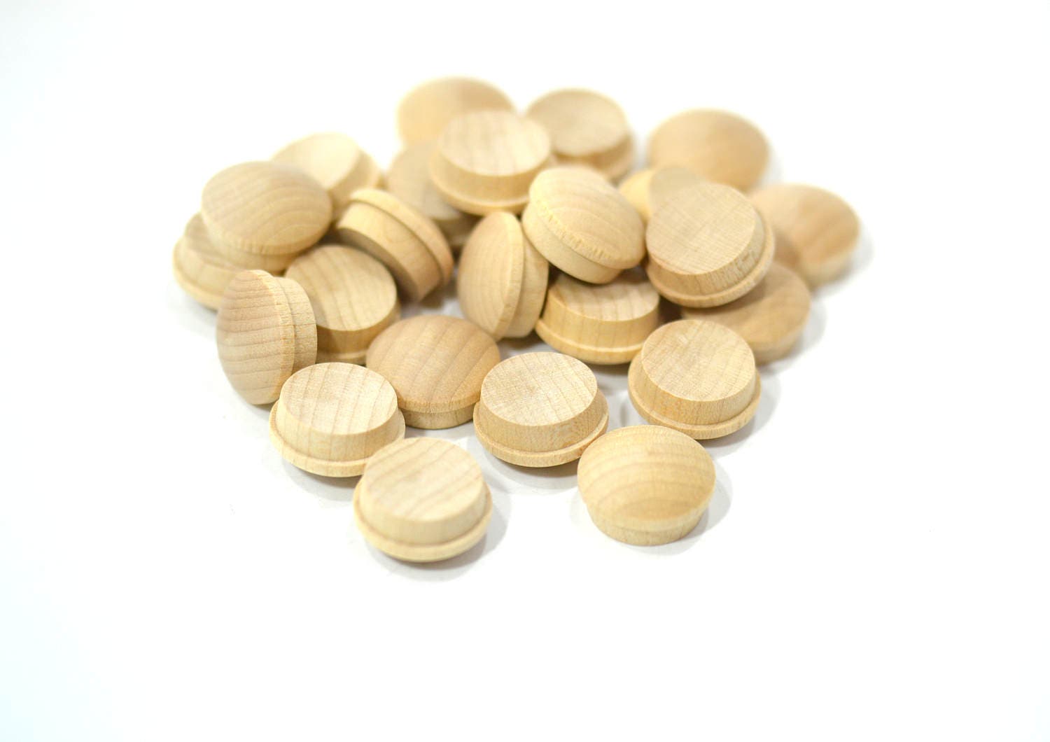 8 x 25 mm Mushroom Plugs Head Wooden Solid Covering Screw Heads FREE PP Button 