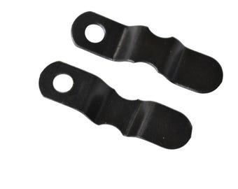 Black Offset Picture Frame Turn Buttons, Framing Supplies, With or Without Screws