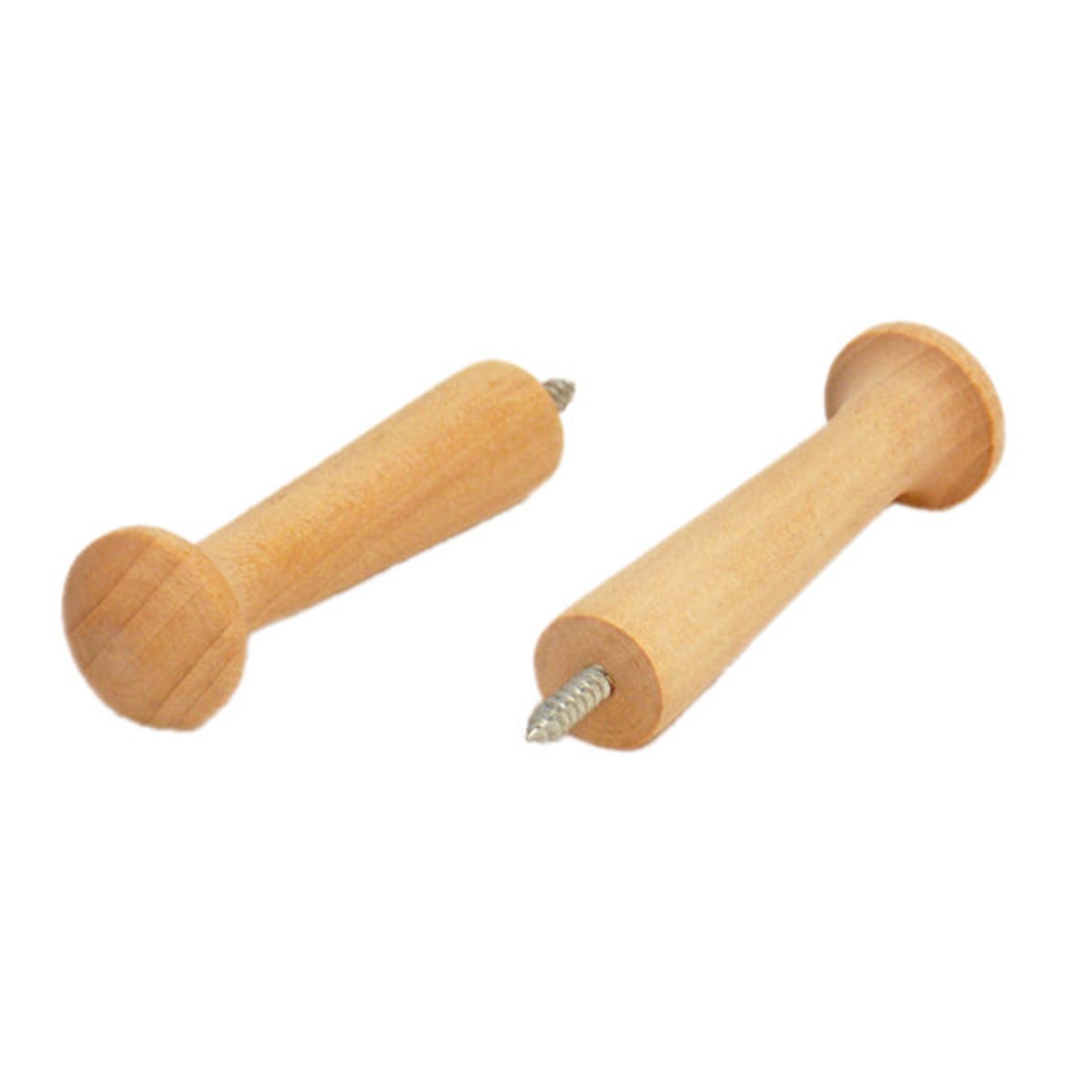 Qty 6 to 48 3 Shaker Pegs W/hanger Screw Birch Hardwood Pegs for Shelves Coat Pegs DIY Peg Peg Rail Replacement Peg - Etsy