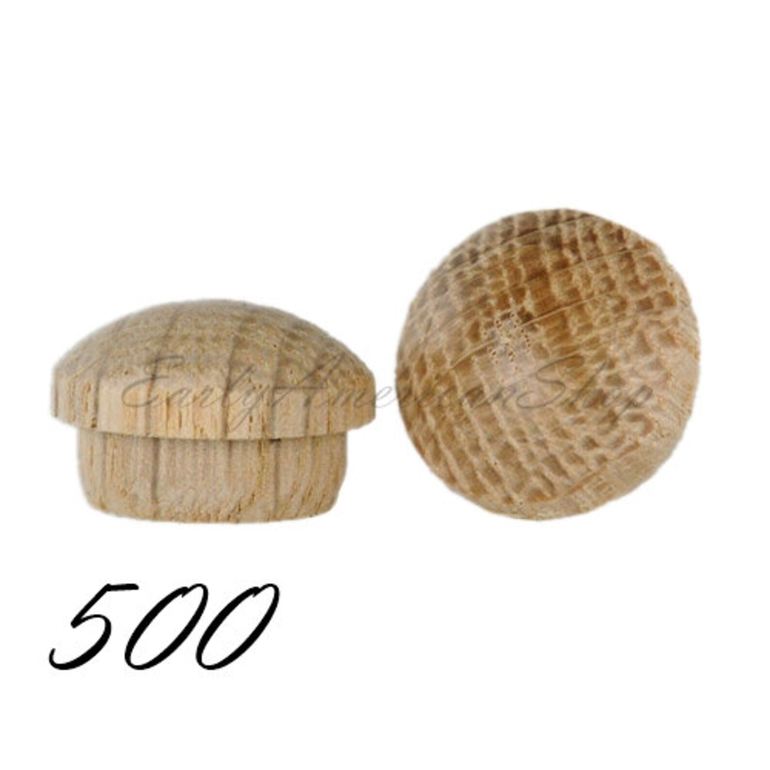 Oak 1/2 Wood Screw Hole Covers or Plugs 500 Pack Etsy