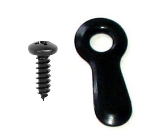 Order 25 to 100 Pack of Black Oxide Turn Buttons, with Screws | Pictu…