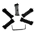 Small Black No Nail Sawtooth Hangers made from Anodized Black Oxide for Wooden Signs, Picture Frames, Mirrors, etc., Qty 25 to 50
