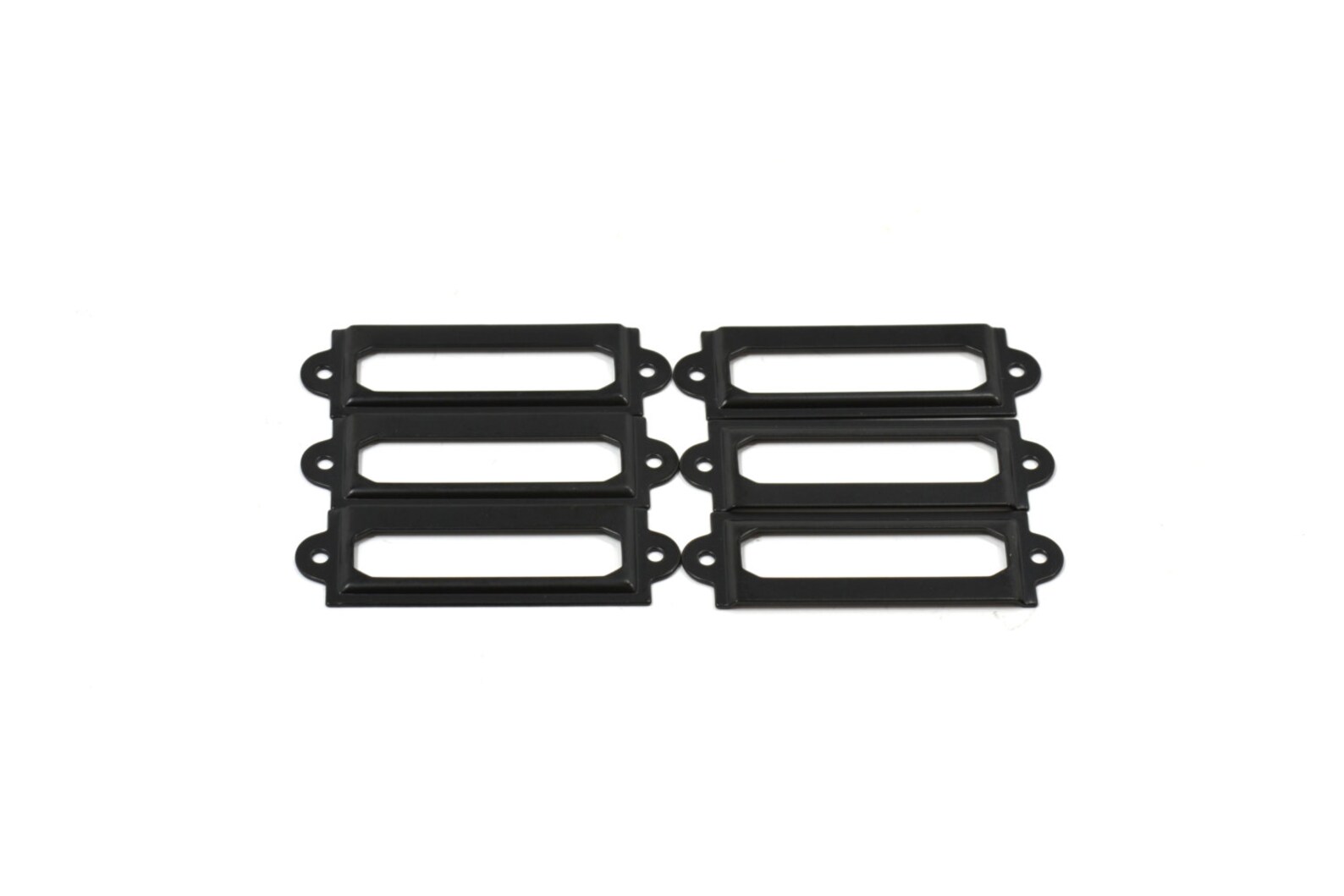 6 to 30 Piece Black Metal Label Holders 23/8 X Etsy