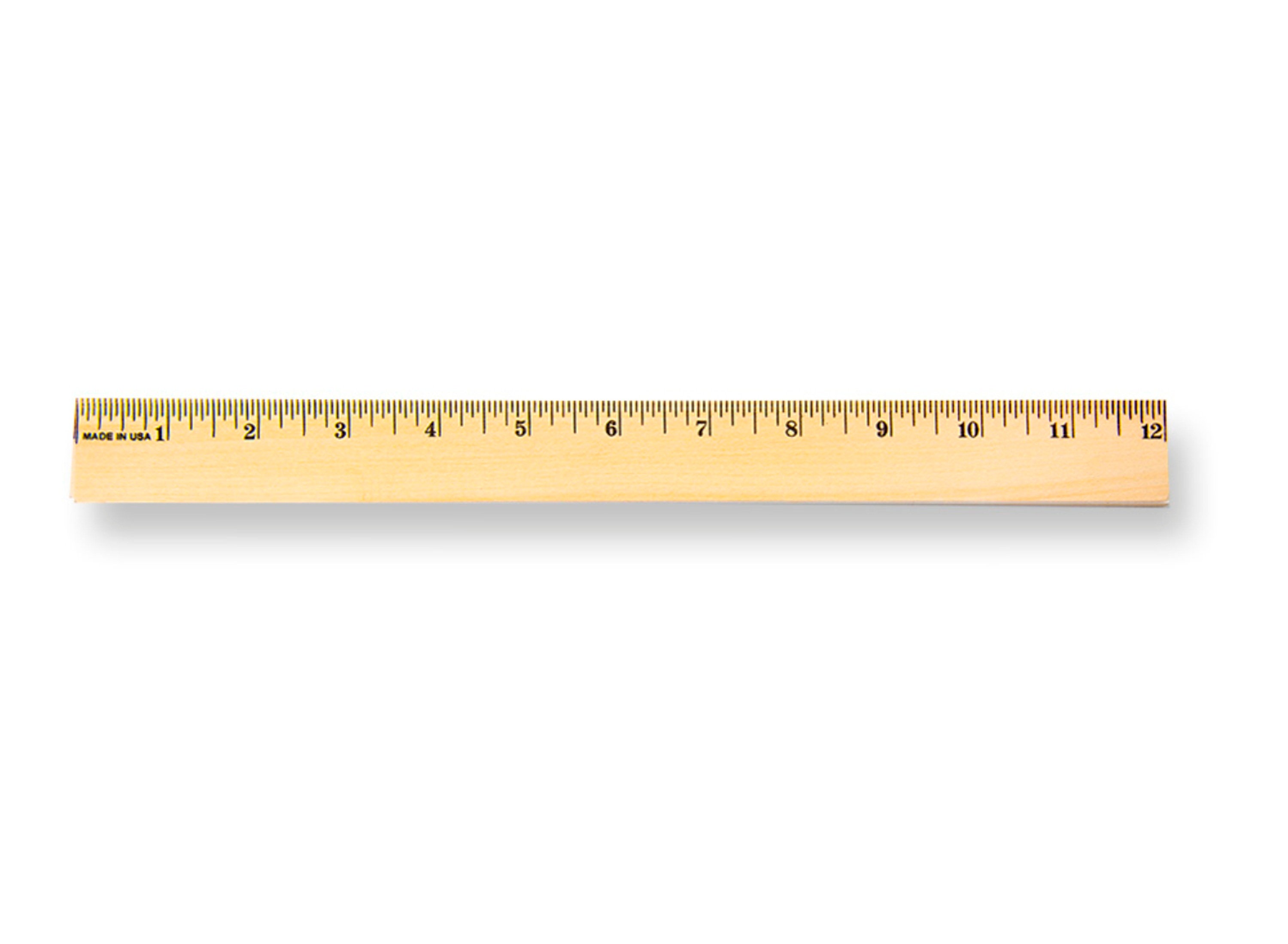 wooden school ruler