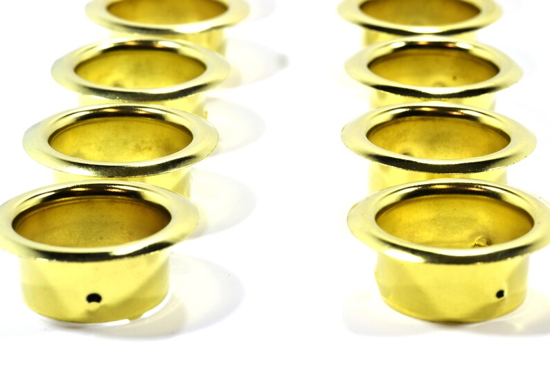 5 to 17 Piece of Brass Plated Candle Cup Inserts 11/4 Etsy