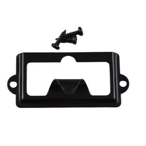 Black Metal Label Holder with Pull, Card Catalog File Cabinet